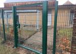 40x40mm Green Pvc Coated Wrought Iron Side Gates