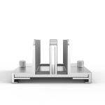 705g Durable Silver Upright Laptop Stand Suit For 36mm Laptop