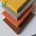 Wrapped Fiberglass Fabric Acoustic Panel Fireproof Eco Friendly