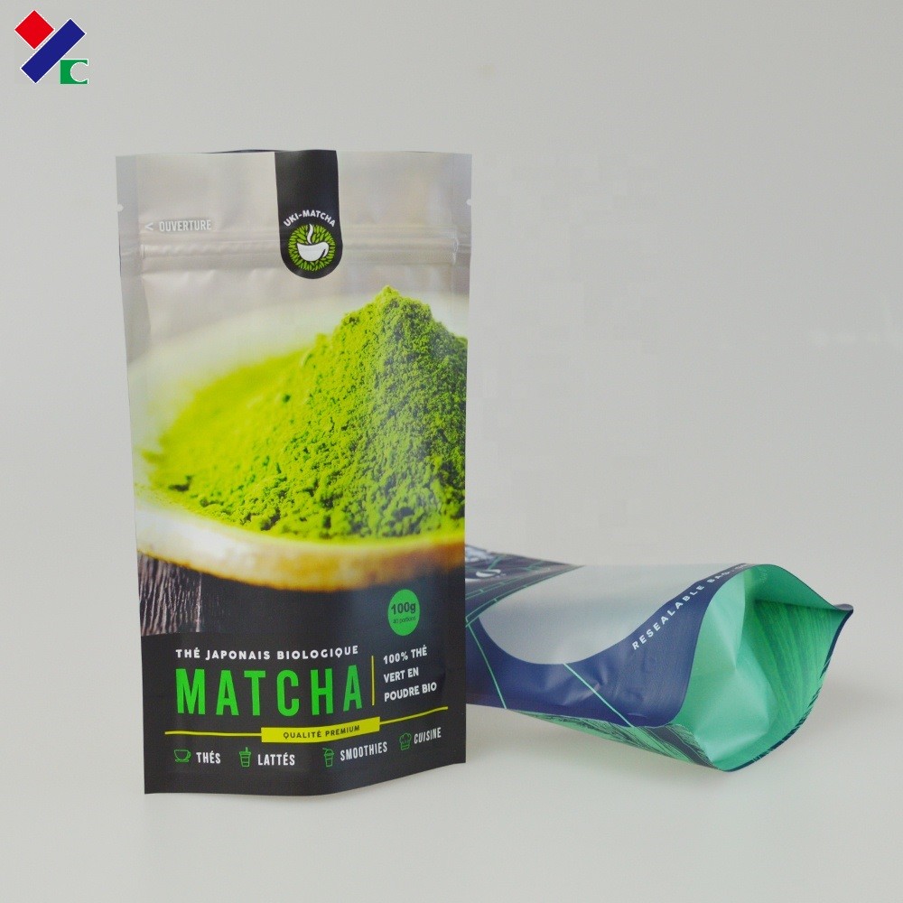 Eco Friendly Biodegradable Stand Up Pouch For Dry Food 50g 100g 150g
