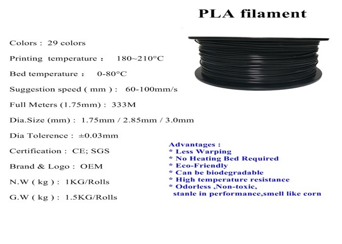 35 Colors PLA 3D Printer Filament 1.75mm Filament 3D Filament For Printer
