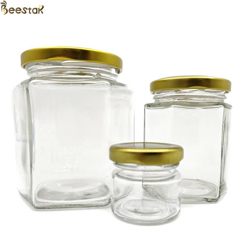 50ml Empty Glass Honey Jar Honey Pot Storage Glass Honey Bottles