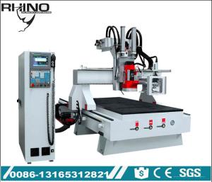 Quality 9KW HSD ATC CNC Wood Router , 300mm Z Axis Computerized Wood Carving Machine wholesale