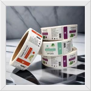 Quality Pharmaceutical Oil Package Custom Bottle Sticker Round/Retangle Label Corner wholesale