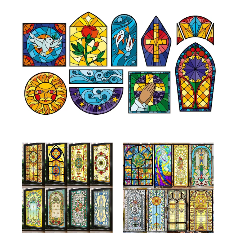 Hi-end Custom Stained Leaded Glass Domes And Skylights Art Stained Glass