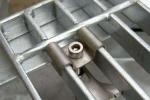 Saddle Steel Bar Grating Clips Galvanized Installation Clamp