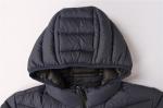 Casual Autumn Winter Hoodie Jacket 100% Polyester Warm Quilted Jacket