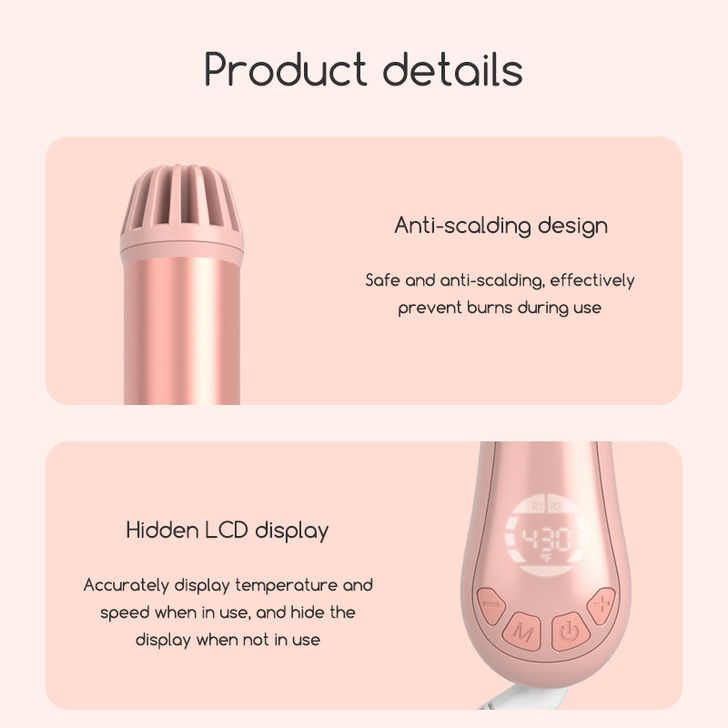 Rotating Electric Curling Iron , Big Wave Automatic Curling Iron
