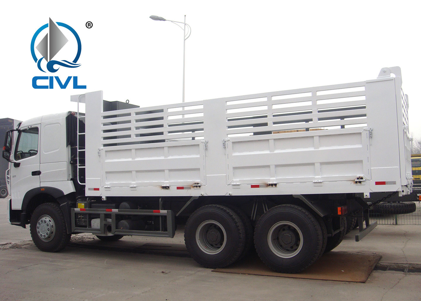 16-20 Cubic Meters Sinotruk HOWO A7 Truck , 6x4 10 Wheels 336HP 371HP End Dump Truck