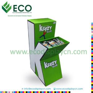 Quality Letter Shape Cardboard Display For Retail, POS Supermarket Corrugated Cardboard Pallet Display wholesale