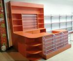 Wooden Retail Cash Counter Table Checkout Counters For Retail Stores Anti Rust
