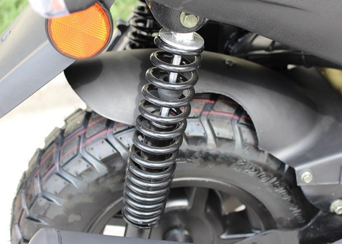 Mini Gas Motor Scooter , 50cc 125cc Moped Plastic Body Material CDI Lgnition System