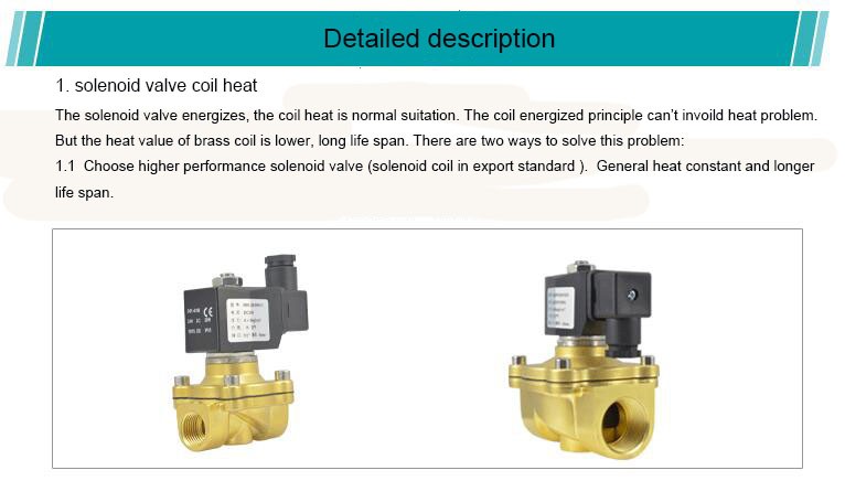 Waterproof Water Solenoid Valve 2W-400-40 1.5 Inch 220V CE Certification