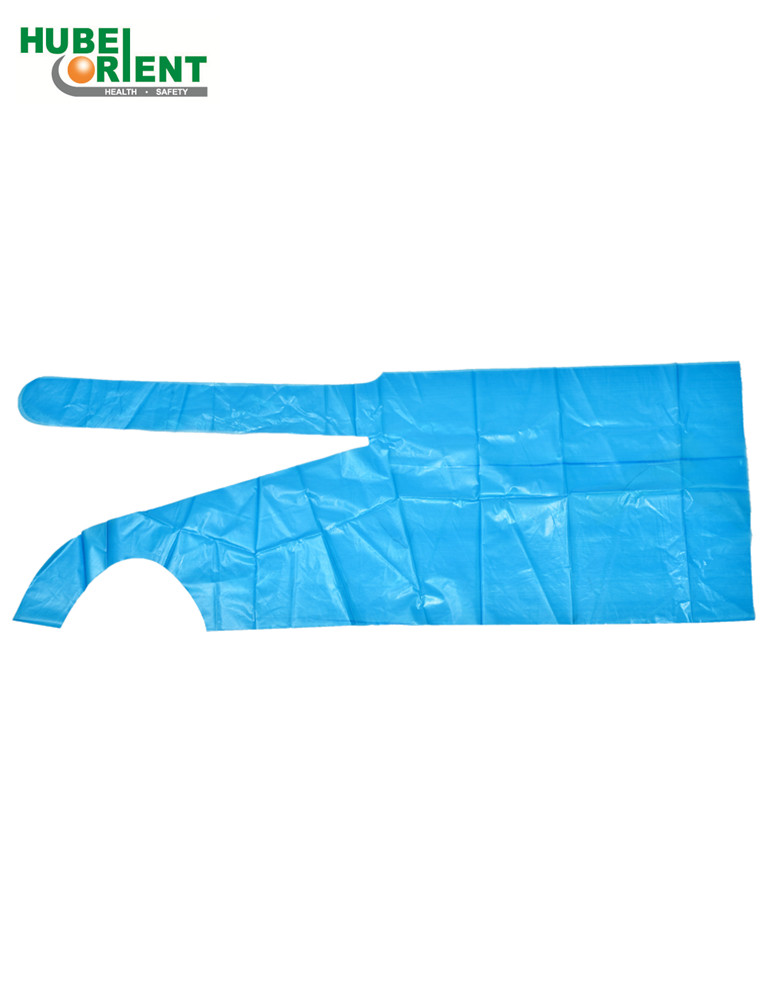 Embossed Process Economical Friendly Disposable PE Apron Without Sleeves