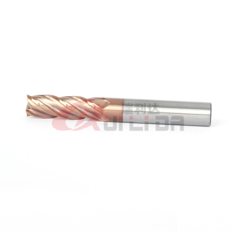 9/64" 9/32" 8mm 3/4 Solid Carbide End Mill For Aluminum HRC55 4 Flute