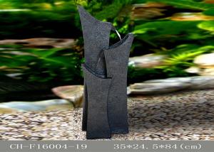 Quality Three Roman Column Outdoor Fountain Lights Polyresin Material wholesale