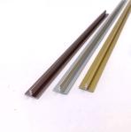 11.7mm T Shape Anodized Aluminum Profiles chrome gold rose gold