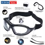 PC Frame Safety Glasses Goggles Prescription Bifocal Safety Glasses +1.0/+2.0/+2