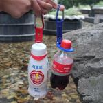 Rubber kettle and water bottle buckles carabiner 15.8cm logo customized