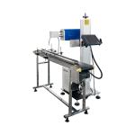 Mini CO2 Laser Marking Machine / Paper Box Flying Laser Marke 1064nm