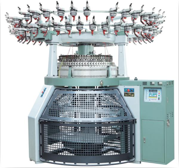 Electronic Computerized Jacquard Circular Knitting Machine Quick Switch 2 / 3