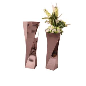Quality Rotation style tall metal bucket flower pots and planters wholesale