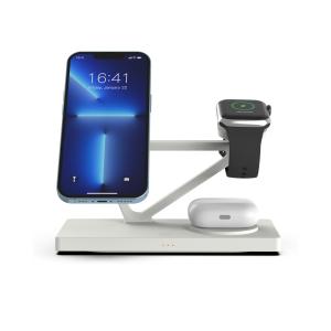 Quality 5 In 1 Magnetic Wireless Charging With Night Lamp 2w ABS Material White And Black wholesale