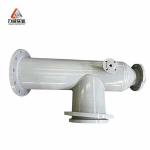 Extended Service Life Rubber Lined Tee Pipe With Excellent Corrosion Resistance