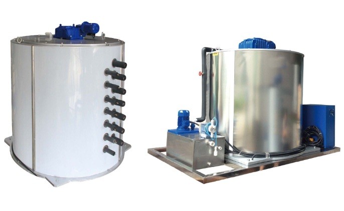 Ice Flake Cylinder Flake Ice Evaporator Industry 20tons Ice Flaker