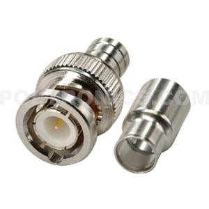 Quality BNC-6259 Two-Piece BNC Male Crimp On Connector to RG59 CCTV Coaxial Cable wholesale