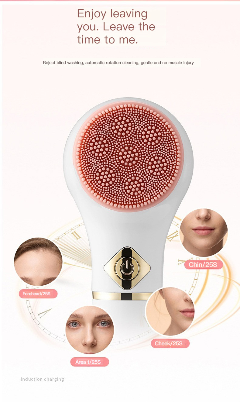 DC1.5V 6000rpm Deep Cleaning Face Brush Equipment Px7 Waterproof