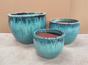 Quality Round Ceramic Plant Pots Outdoor wholesale