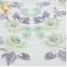 Buy cheap Beautiful Green 3D Embroidery Lace Fabric 20% Polyester For Evening Dresses from wholesalers
