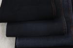 9.5oz 78% Cotton Black Denim Chambray Fabric For Woman Skinny Jeans