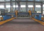 Horizontal Assembly H Beam Flange Straightening Machine Welding Line SGS
