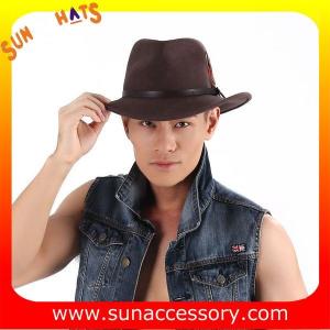 Quality 2050373 Sun Accessory customized winter wool felt fashion style cowboy hats ,unisex hats and caps wholesaling wholesale