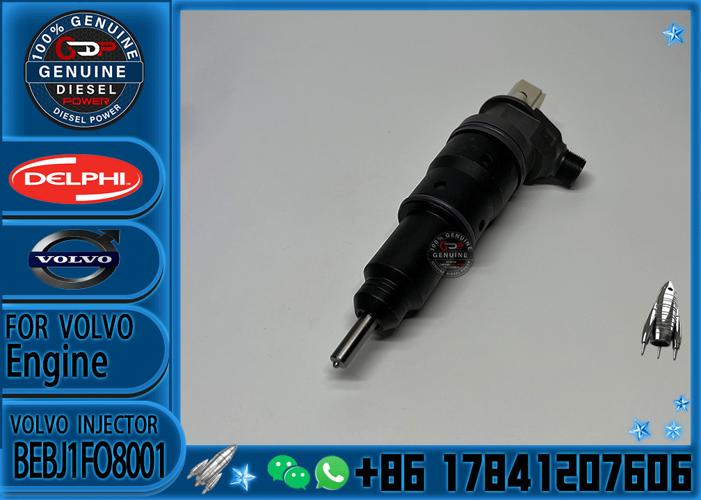 Diesel Electronic Unit Fuel Injector BEBE4C08001 BEBJ1FO8001 3829087 3803637 3829087 for Vol-vo Diesel Engine