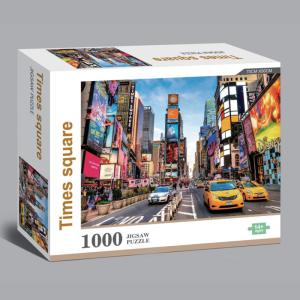 Quality NY City Time Square 1000pcs Jigsaw Puzzle Gift Box wholesale