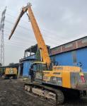 3 Section Long Reach Excavator Demolition Arm High Reach Boom For Cat Komatsu