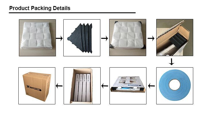 Fireproof Modern Art Rich Models PVC 3D Wall Panel For Indoor Decoration