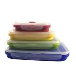 Hot Selling Buy Cool Folding Awesome Big Personalized Silicone Lunch Boxes Food