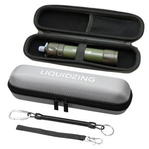 Quality Filtration Portable Travel Carrying Case Drinking Straw Grey wholesale