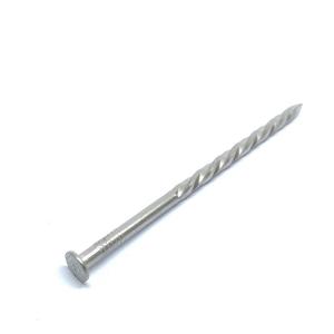 Quality A4 Flat Head Twist Shank Stainless Steel Framing Nails 3.4 X 75MM wholesale
