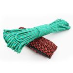 Braided Outdoor Nylon Rope 5mm 50ft Polyamide Knitting Cord