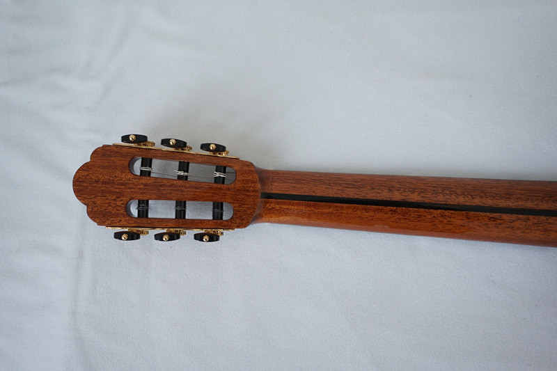 Yulong Guo Handmade Double Top Classical Guitar Model Chamber String Scale 650mm Solid Spanish Cedar Neck Double Top By
