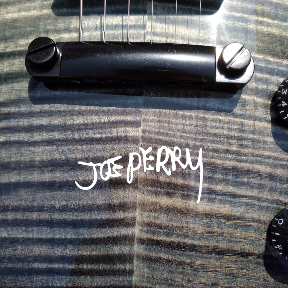 New style high quality LP standard joeperry electric guitar, Transparent black Flame Maple Top electric guitar