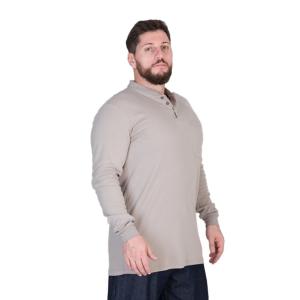 Quality CAT2 Cotton FR Henley Men Flame Resistant Welder'S T Shirt Arc Flash 8.2 Cal wholesale