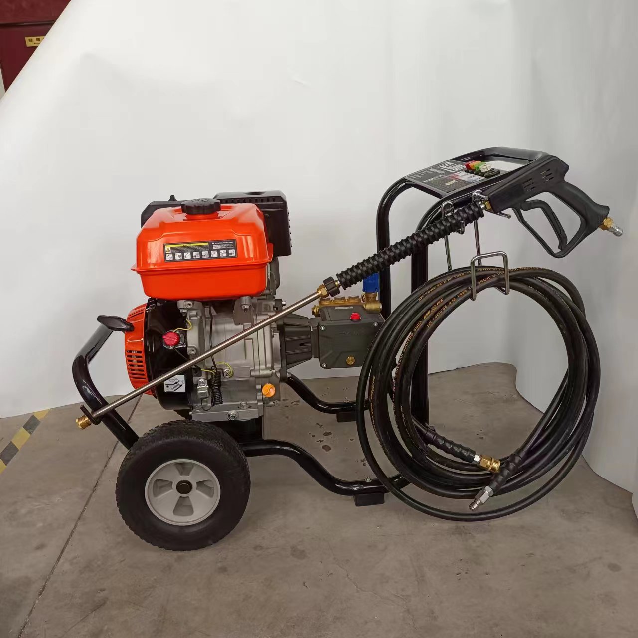 4200psi Triplex Pump High Pressure Car Washer Machine 420cc 4 Stroke Air Cooled Gasoline Car Cleaner
