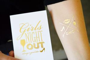 Quality Gold foil temporary tattoo wholesale