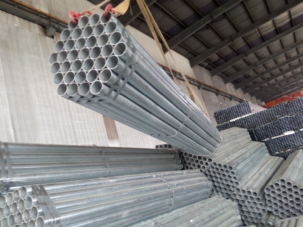S235JR hot dipped galvanized steel tube
